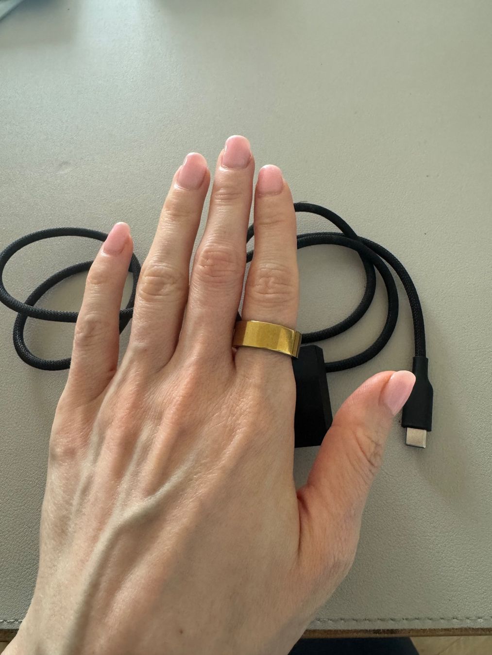 Anelli: Ultrahuman AIR Ring Gold Grösse 6 NEU – Usato da Zürich venduto da sfax 5