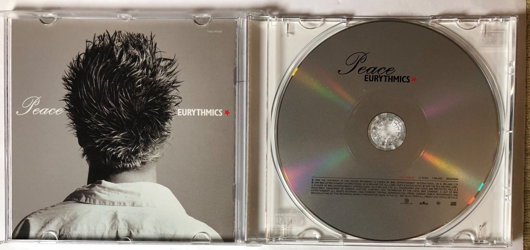 CD: EURYTHMICS - PEACE – Usato da Poliez-Pittet venduto da Newtown-Records 2