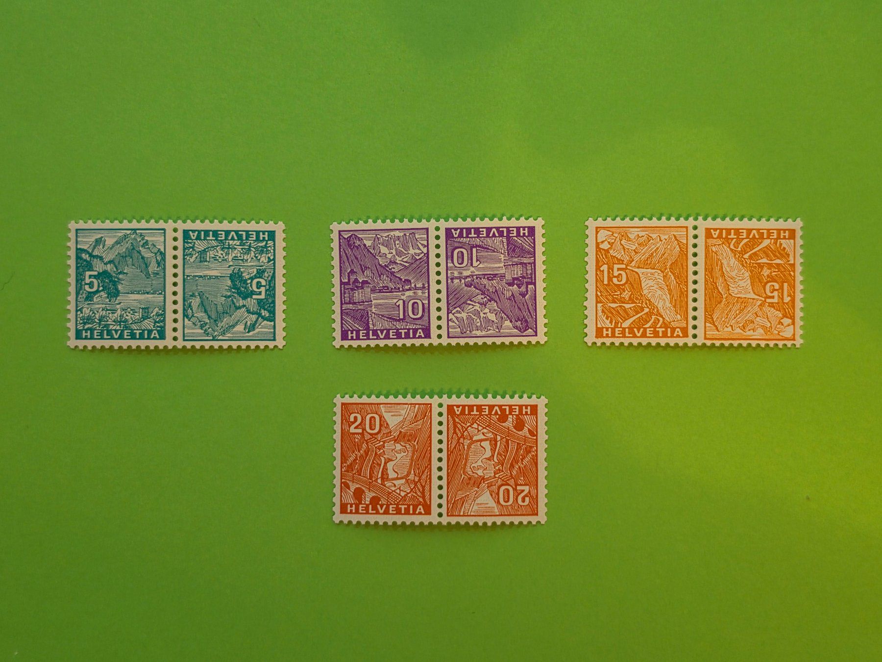 Alle Briefmarken: Kehrdrucke K28-K31, postfrisch** – Neu (gemäss Beschreibung) aus Leimbach AG von jaja79