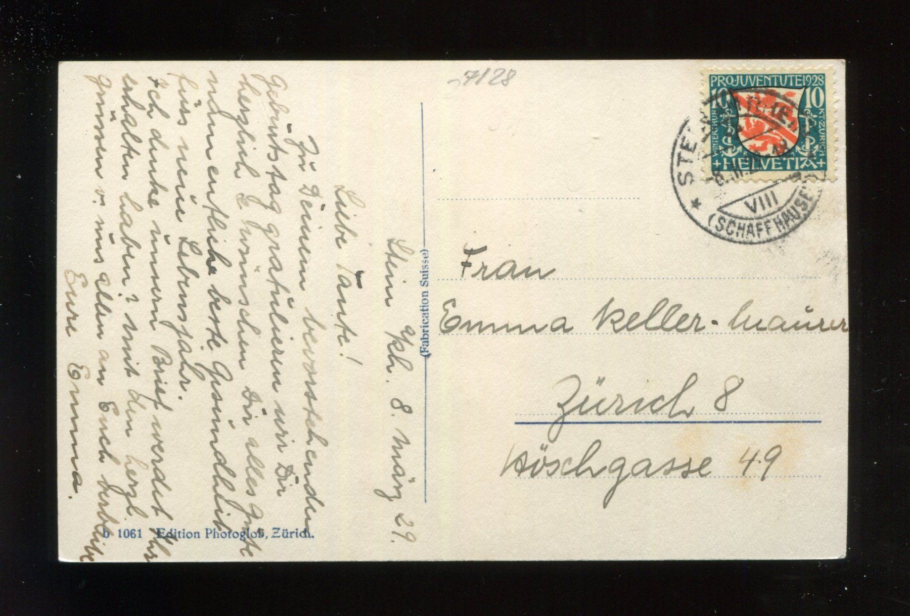 Cartoline postali: Stein am Rhein, Jnsel Werd – Usato da Aarau venduto da Elmaar41 1