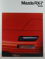ORIGINAL PROSPEKT | MAZDA RX-7 TURBO - TYP FC | AB 06.1989