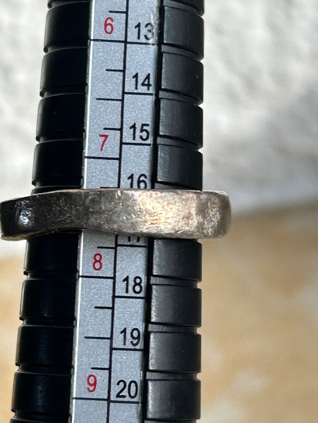 Anelli: Silberring mit blauem Emaille (Grösse 57.5) – Usato da Laufen venduto da belleskulptur 4