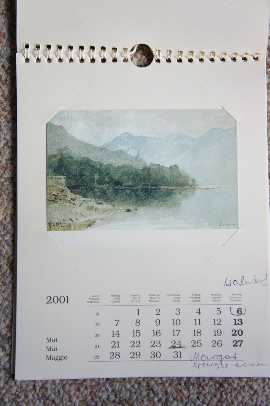 Cartoline postali: 11 Ansichtskarten Albert Anker in Wandkalender neuwertig – Nuovo (secondo la descrizione) da Ins venduto da Baj 3