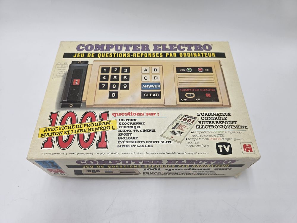 JOUET ANCIEN : JEU ÉLECTRIQUE Questions-Réponses  QUI QUE OU ?  (ANNÉES 60) - Jeux & Jouets