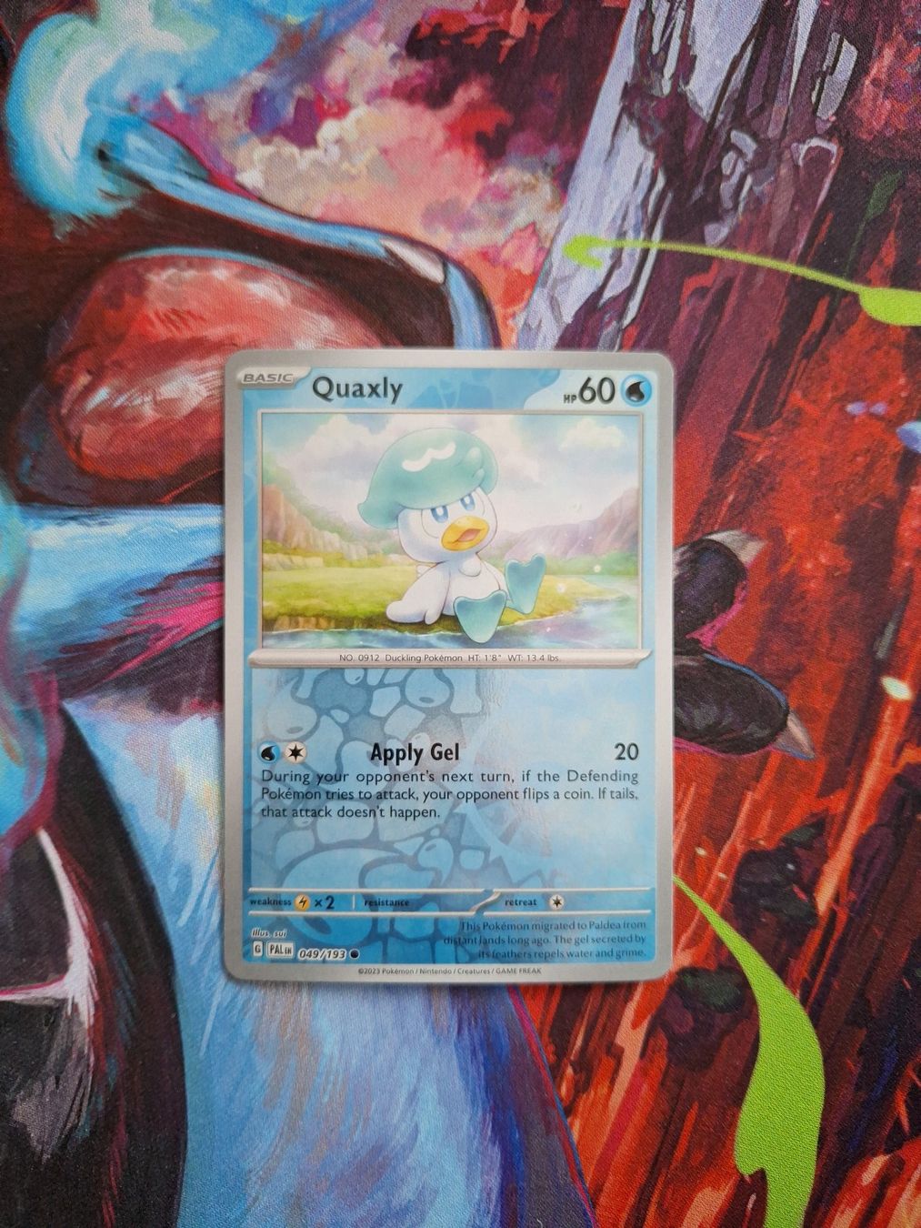 Pokémon Carte collezionabili: Quaxly - Reverse Holo - Pokemon Paldea Evolved – Usato da Altstätten SG venduto da GGsGameshop
