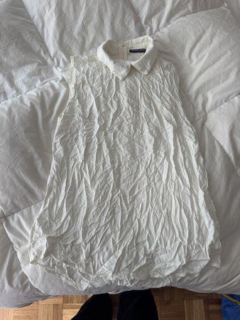 Haut sans manches Brandy Melville blanc taille unique