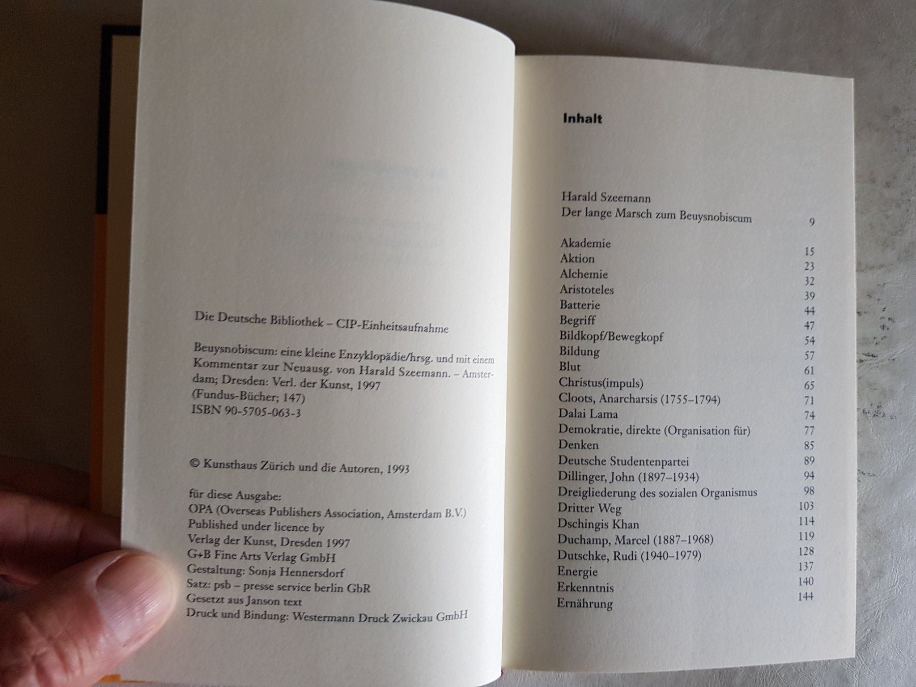 Libri: Beuysnobiscum - Fundus - 1997 – Usato da Walterswil BE venduto da Lonitti 7