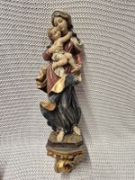 Maria mit Jesus Kind Madonna Holz Schnitzerei Skulptur H44cm