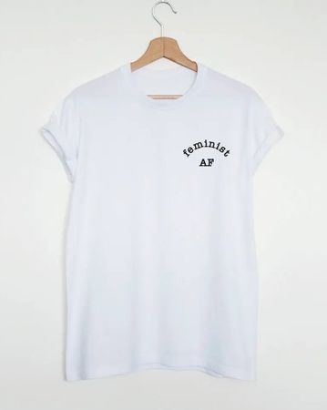 Feminist AF T-Shirt, neuwertig, Gr. XS