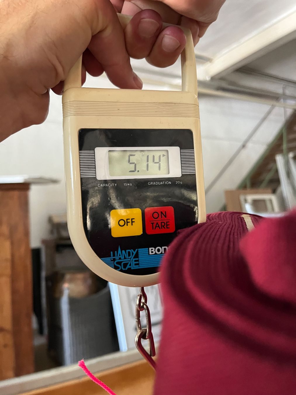Tessuti: Stoff, Meterware, Ballen, Weinrot, 5kg – Usato da Netstal venduto da spaltflo01 3