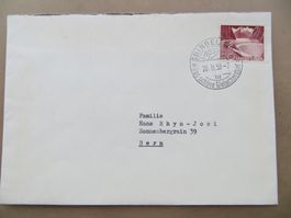 Gelaufener Brief von Grindelwald 1958