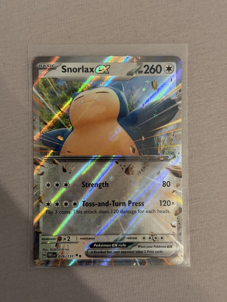 Pokémon Sammelbilder & Trading cards: Pokémon Snorlax ex 076/131 Prismatic Evolutions – Neu (gemäss Beschreibung) aus St. Gallen von Xbylucas