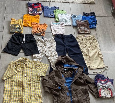 Kleiderpaket Gr. 98 104 Junge kurz dünn 20 Teile