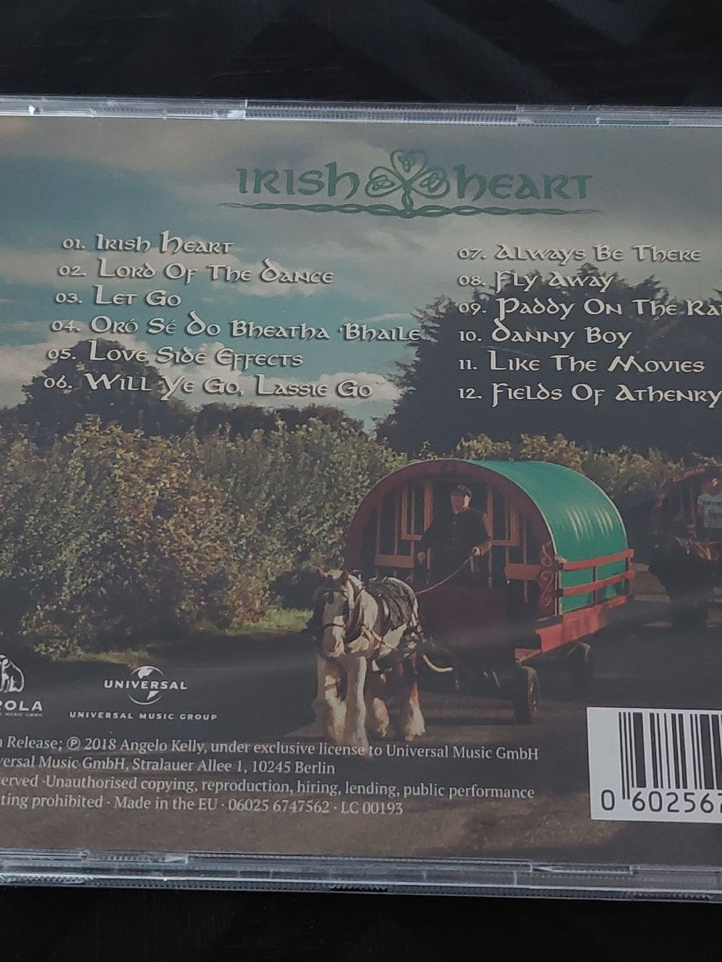 CD: *** Irish heart *** Angelo Kelly – Usato da Zetzwil venduto da lanst08 2
