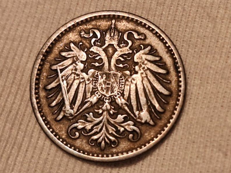 Tutti le monete: 1 Heller ,Österreich 1893 – Usato da Dornach venduto da majo8689 1