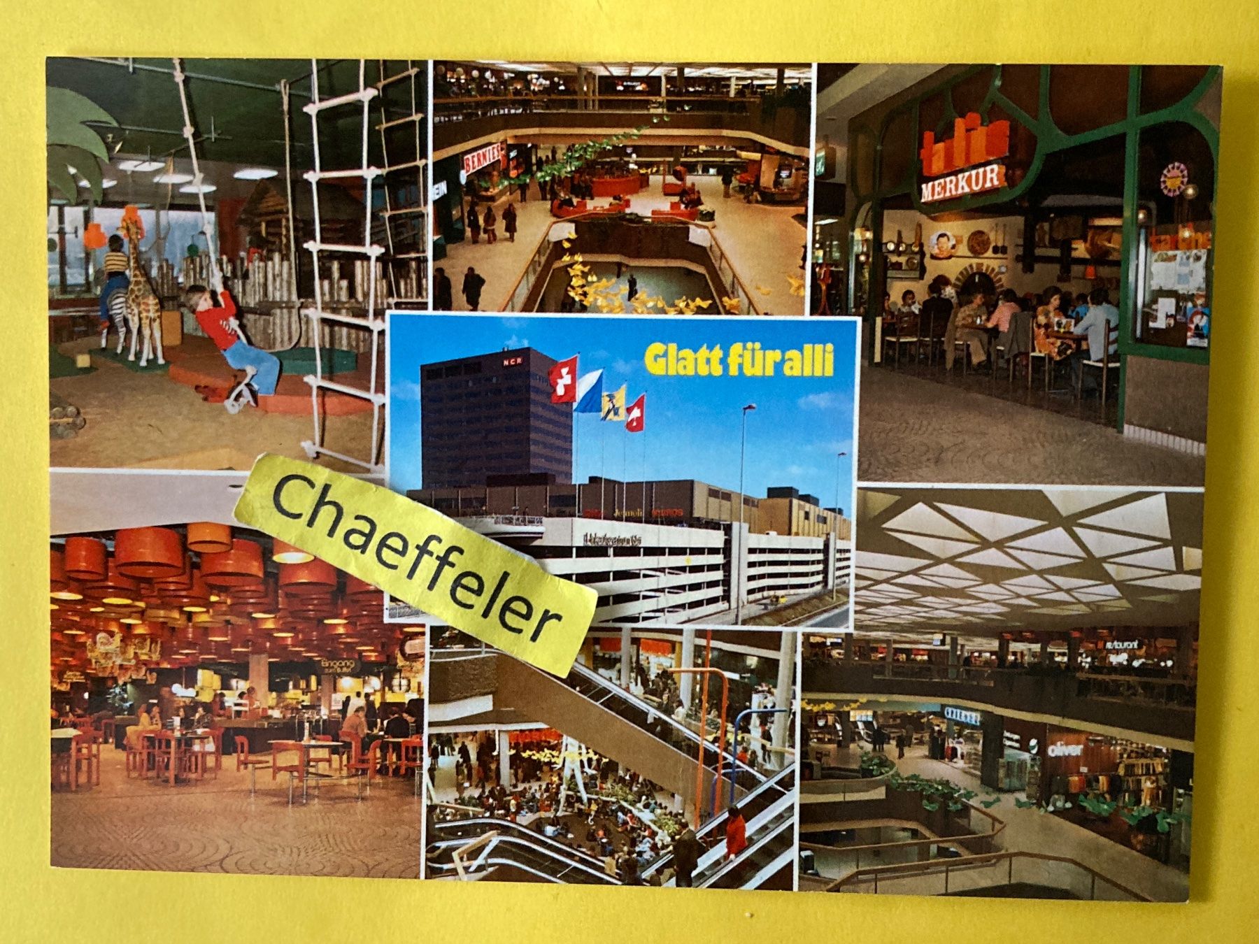 Cartes postales: 1977 Einkaufszentrum Glatt-Wallisellen - – D'occasion à Zürich par Chaeffeler