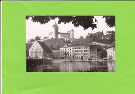 Schaffhausen, Blick über den Rhein-Oldtimer-Munot