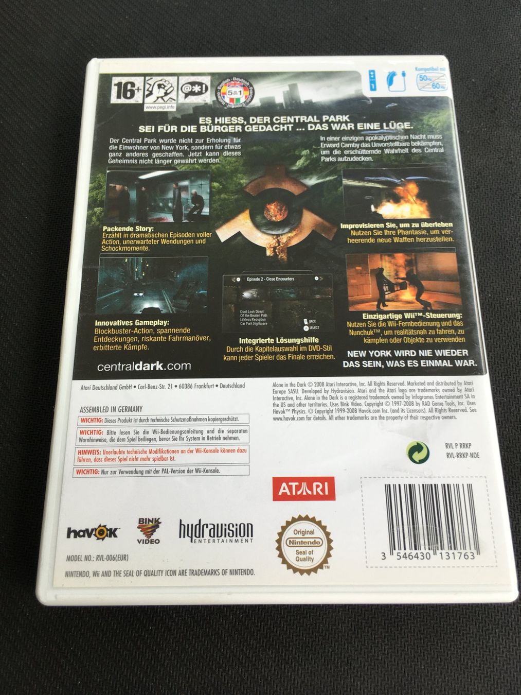 Nintendo Giochi: Alone in the dark - Nintendo Wii – Usato da St.Gallen venduto da sjosjo 1