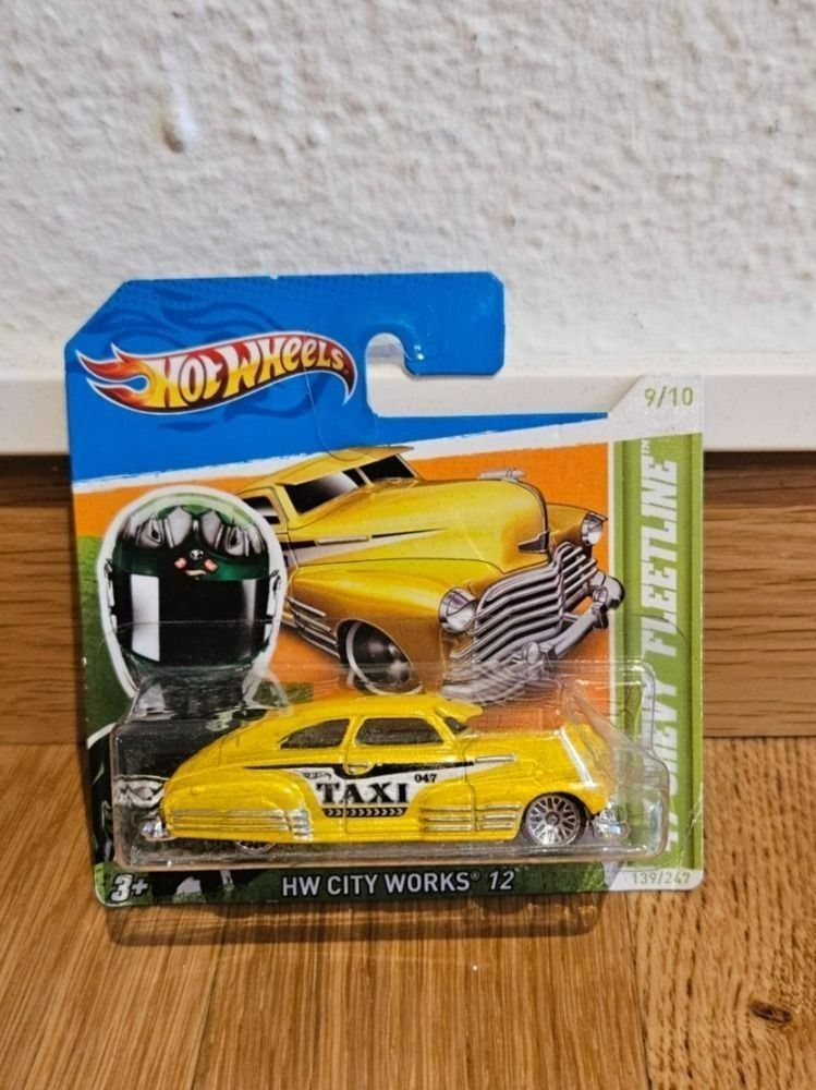 Hot Wheels Spielzeuge: Hot Wheels ´47 Chevy Fleetline / Taxi – Neu und originalverpackt aus Rümlang von