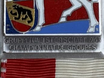 Medaglie: "Gruppenmaisterschaft - 1963". – Usato da Sorengo venduto da 74in 3