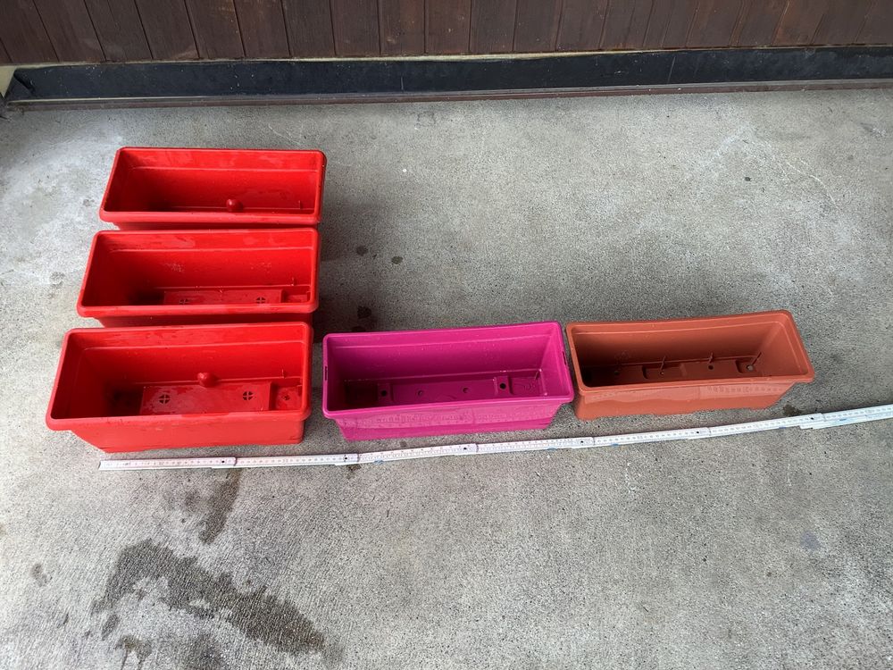 5 Kunststoff Blumenkästen ab 1. Kaufen auf Ricardo