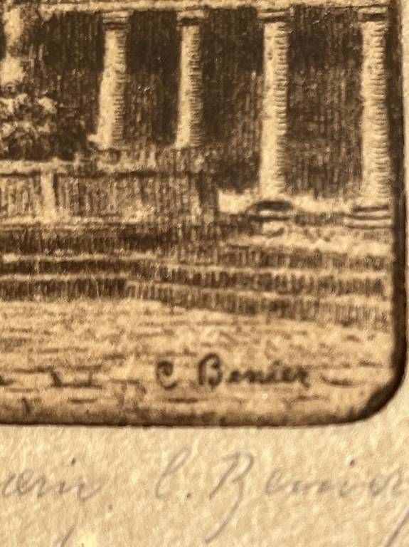 Stiche: Gravure originale Signée C.Bernier – Gebraucht aus Enges von Guarajuba01 2