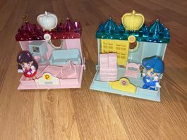 Sailor Moon Mini Playset Haus, Sailor Merkus und Sailor Mars