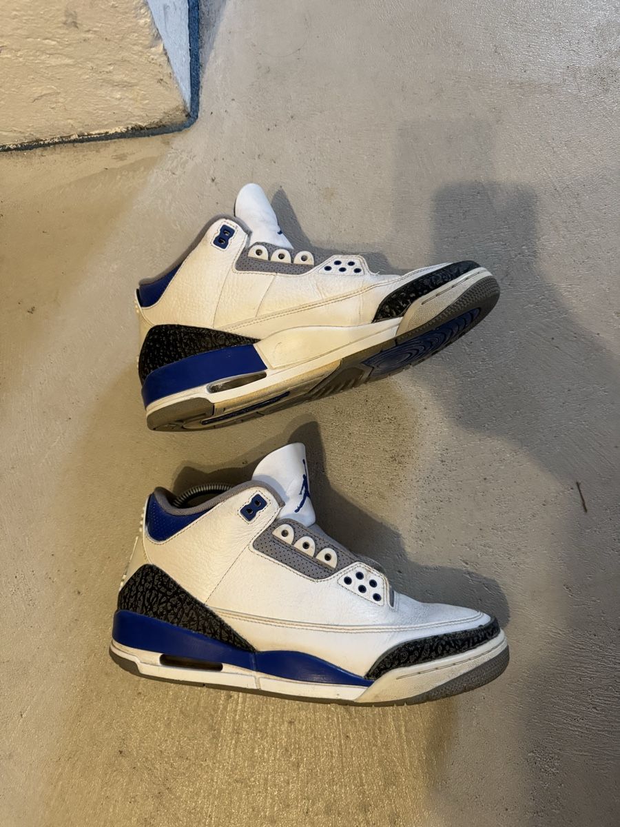 Jordan Scarpe da uomo: Jordan 3 Retro True Blue (size 9.5) – Usato da Prilly venduto da luc_rj7z