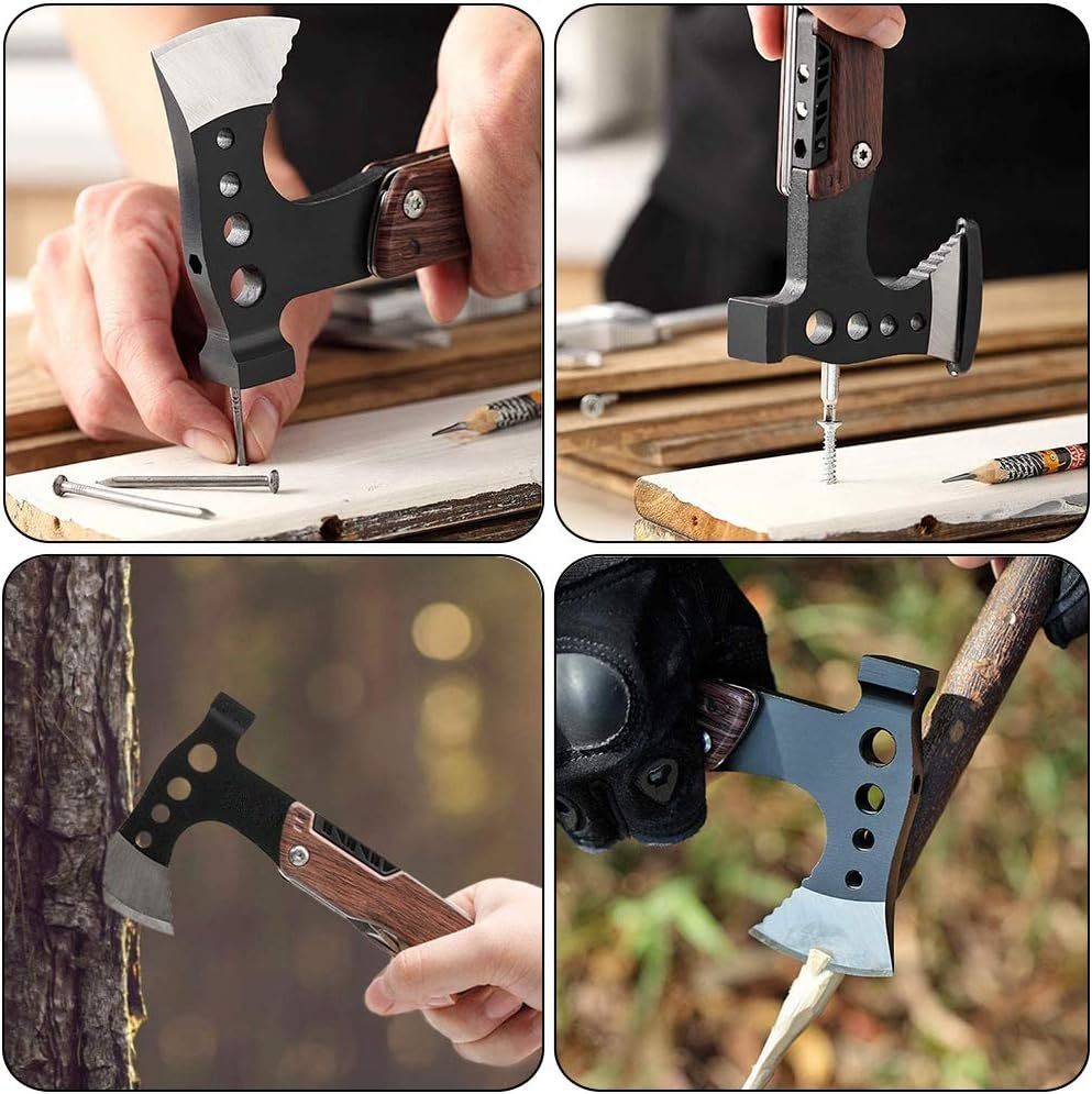 Taschenmesser: Survival Axt Hammer Camping Multitool Sackmesser Geschenk – Neu und originalverpackt aus Hundwil von Stallone5 5
