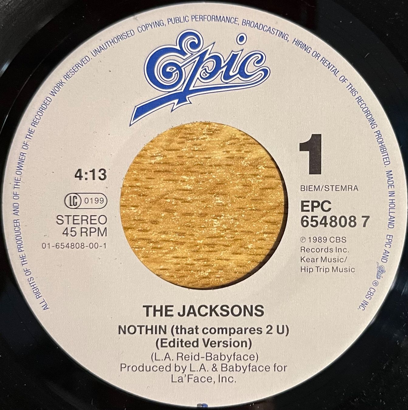 Dischi in vinile: THE JACKSONS - NOTHIN – Usato da Bussigny venduto da vinyl-pas-cher 2