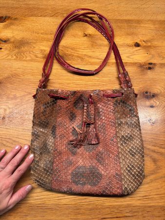 Schlangenleder Tasche