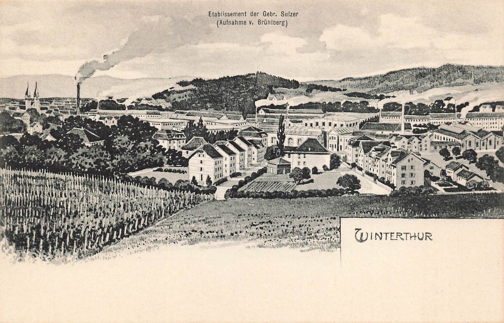 Ansichtskarten: Winterthur – Gebraucht aus Biasca von Blenio71