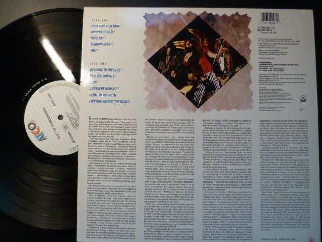 Dischi in vinile: Vandenberg - Best of  (VG++) – Usato da Au ZH venduto da sikoku 1