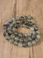 1 Strang Natürliche AA Grün Prehnite 8 mm