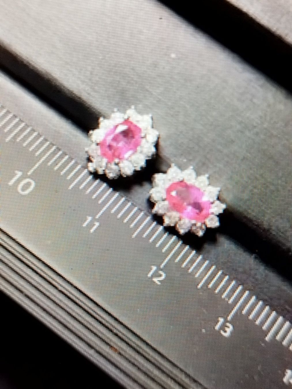 Orecchini pendenti & Orecchini a lobo: Ohrring mit natürlichem pink Topaz – Nuovo (secondo la descrizione) da Basel venduto da pro_79rs 4