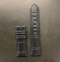 Neues Panerai Leder-Armband Schwarz 20/18mm