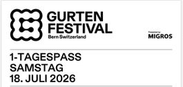 2x 1Tagespass für Samstag Gurtenfestival
