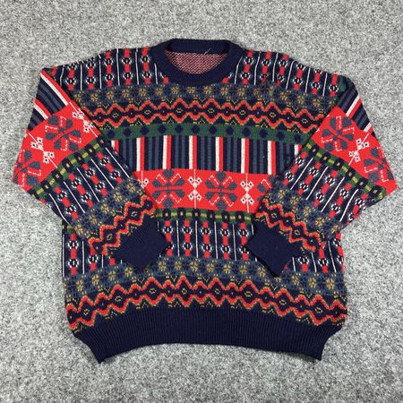 1980 knit sweater Medium 