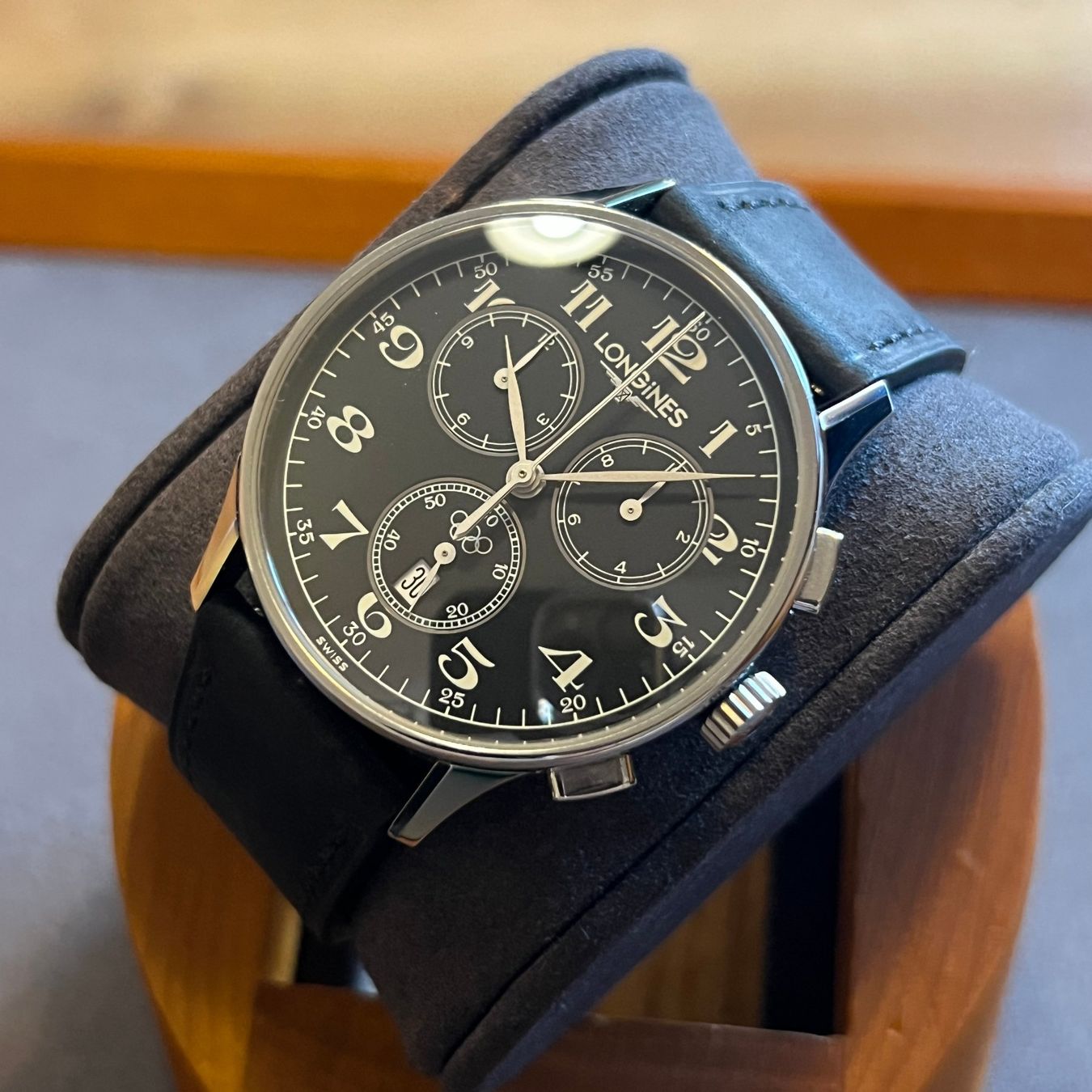 Longines Orologi: Longines Olympic Quartz Chrono Date L2.649.4 – Usato da Carouge GE venduto da Watchaser 8