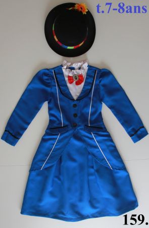 Costume Mary Poppins   t. 7 - 8 ans