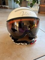 Skihelm mit Visier Kask weiss ELITE LADY CACHEMIRE XS/54