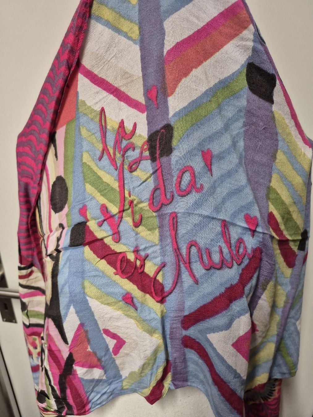 Desigual Foulard & Sciarpe: Desigual Schal / Halstuch buntes Muster – Usato da Merligen venduto da muss_haben 3