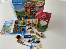 PLAYMOBIL Country Starter Packung Reitstall Und Ponys 70501