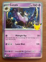 Pokemon Lunala Holo 30 Jahre (Versand gratis)