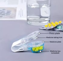 💊 Tragbarer Tabletten-Spender mit Trenner – Präzise, sauber