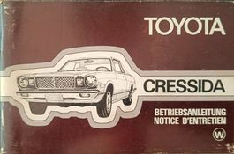 Betriebsanleitung - Toyota Cressida