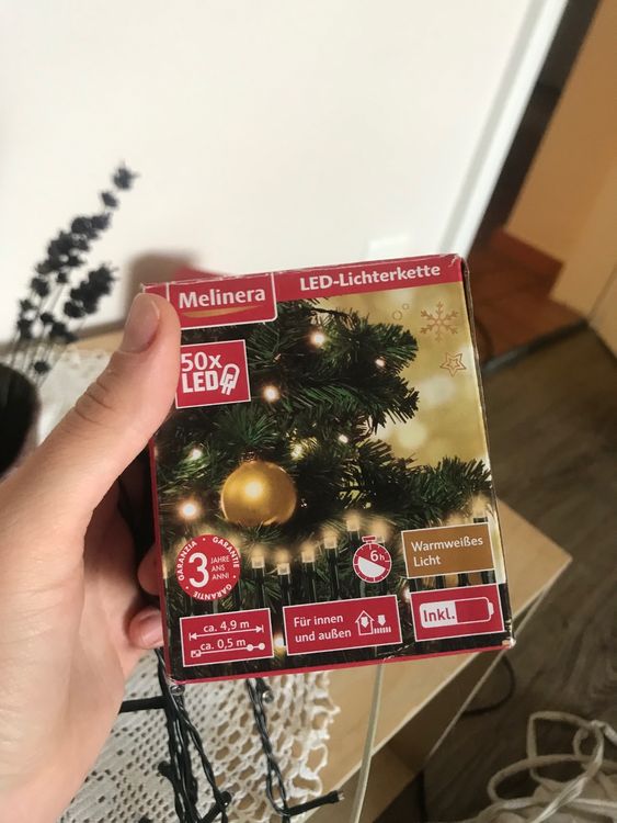 MELINERA Lichterkette 50 LED für innen und außen Kaufen auf Ricardo