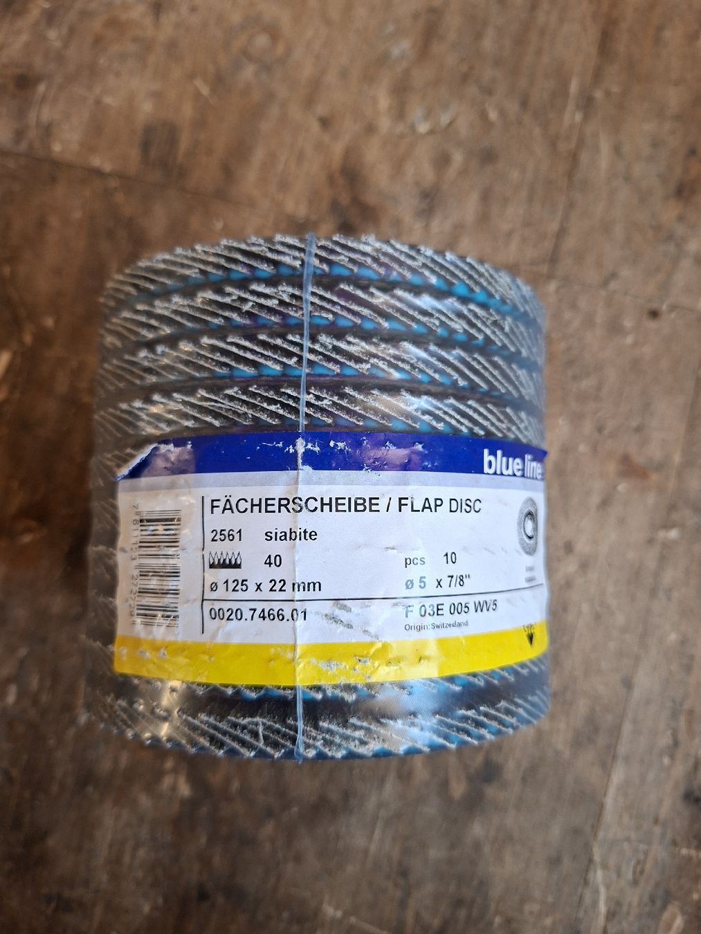 Smerigliatrici & Lucidatrici: Trennscheiben Fächerscheiben 125mm – Nuovo e nell'imballaggio originale da Chur venduto da bananaaa 3