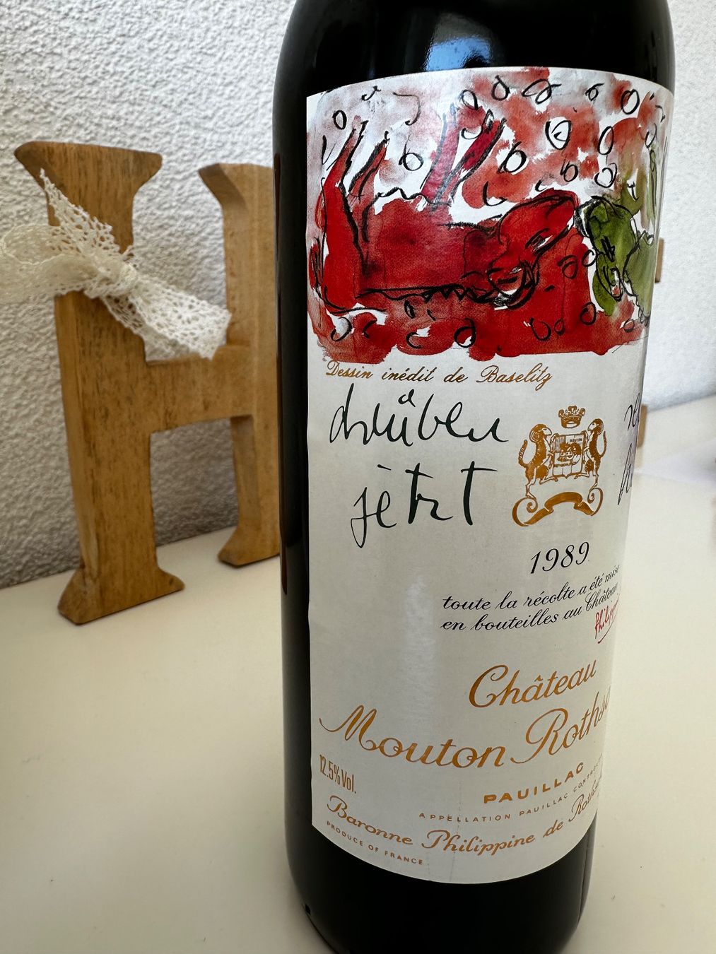 Mouton Rothschild Vino: Château Mouton Rothschild 1989 – Nuovo (secondo la descrizione) da Yens venduto da Rilou80 2