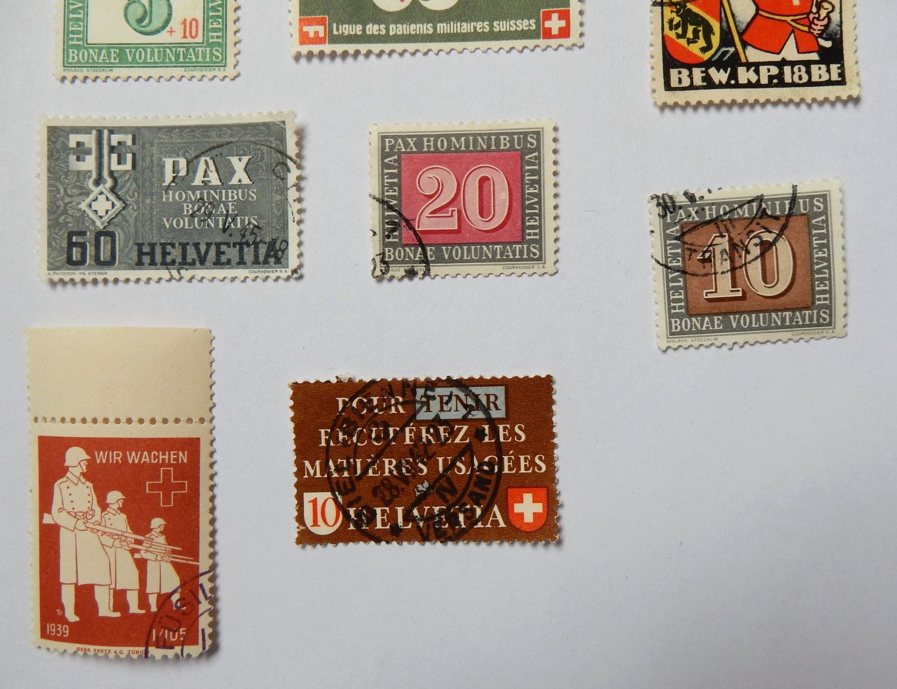 Tutti i francobolli: Konvolut von 11 alten Briefmarken – Usato da Burgdorf venduto da Joggigring 2